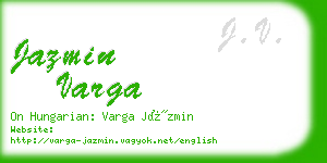 jazmin varga business card